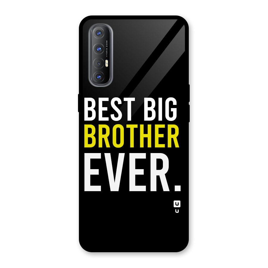 Best Brother Ever Glass Back Case for Oppo Reno3 Pro