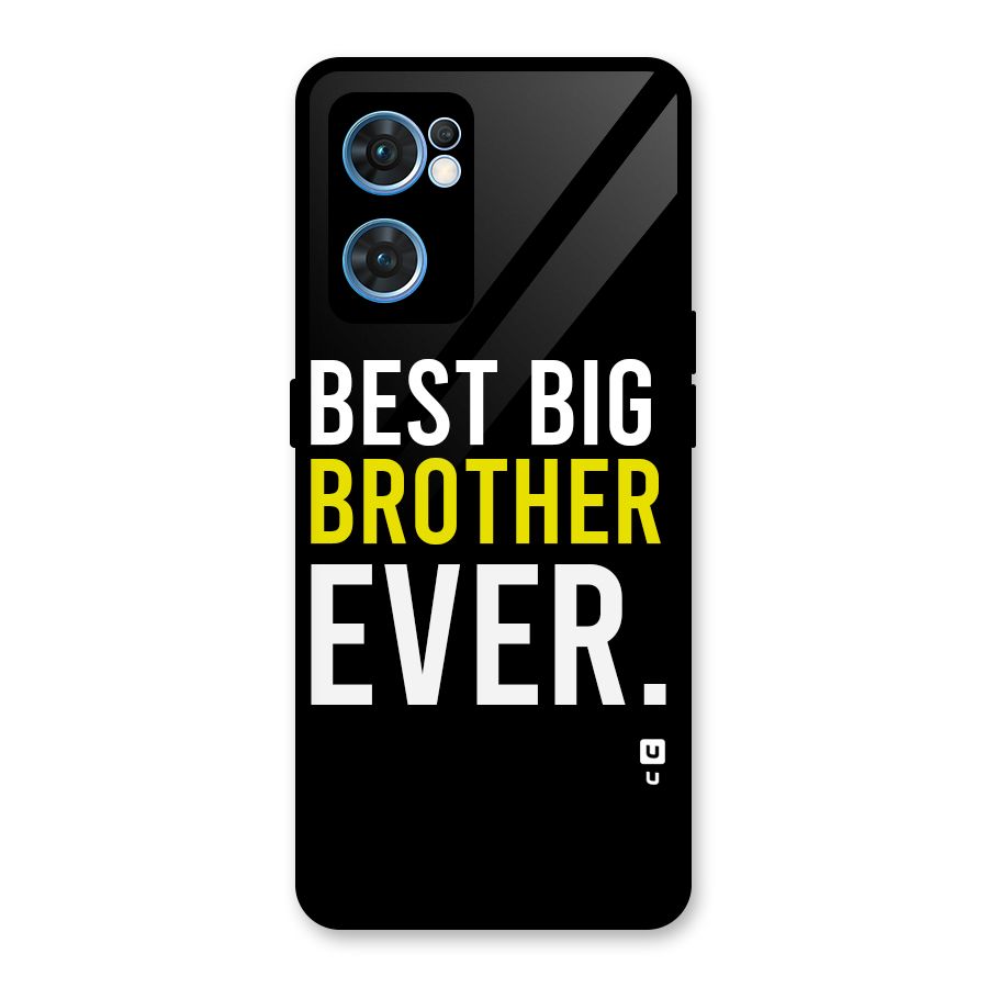 Best Brother Ever Glass Back Case for Oppo Reno7 5G