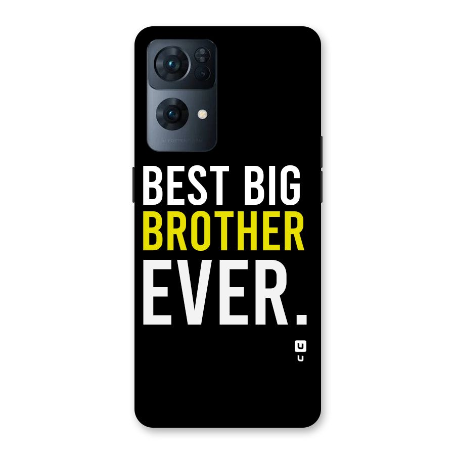 Best Brother Ever Back Case for Oppo Reno7 Pro 5G