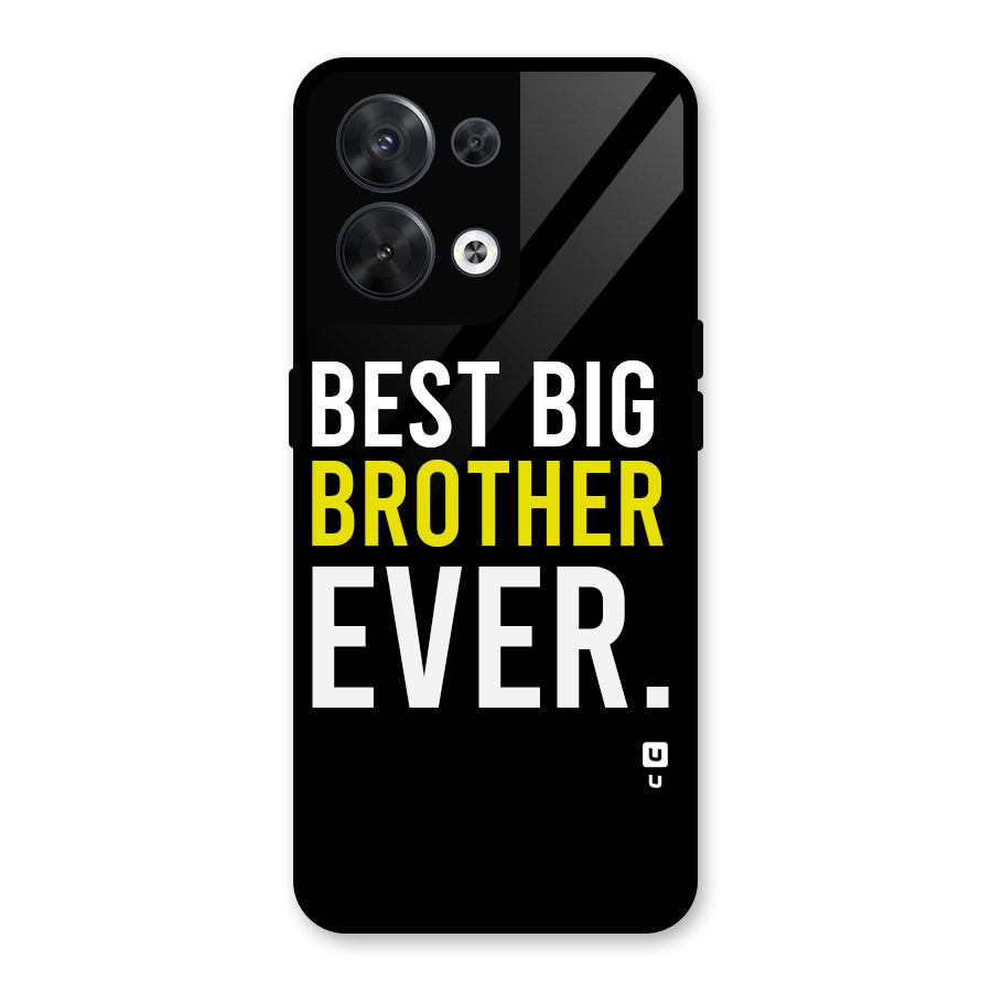 Best Brother Ever Glass Back Case for Oppo Reno8 5G