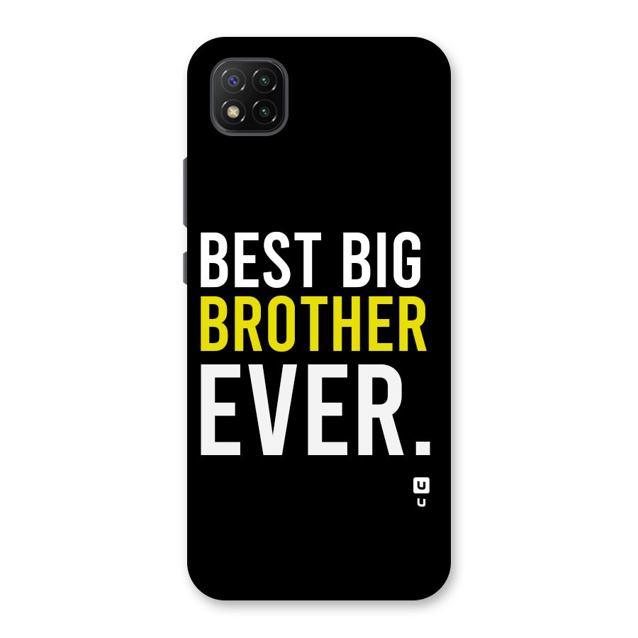 Best Brother Ever Back Case for Poco C3