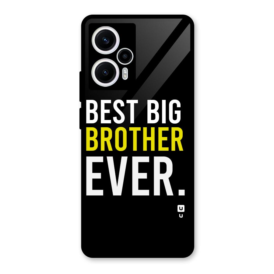 Best Brother Ever Glass Back Case for Poco F5