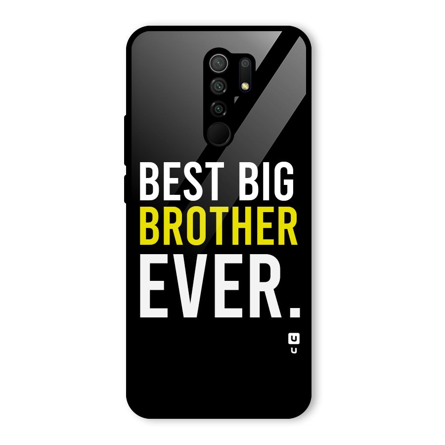 Best Brother Ever Glass Back Case for Poco M2