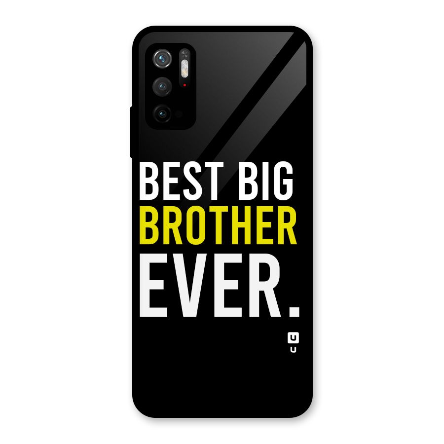 Best Brother Ever Glass Back Case for Poco M3 Pro 5G