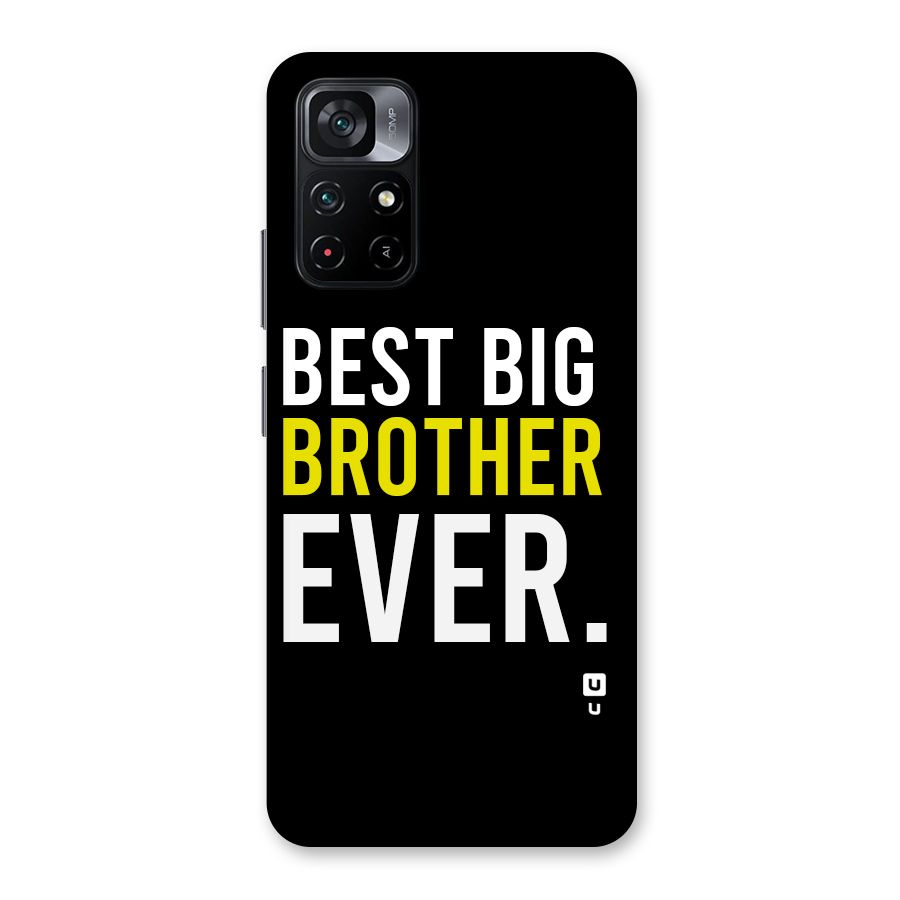 Best Brother Ever Glass Back Case for Poco M4 Pro 5G