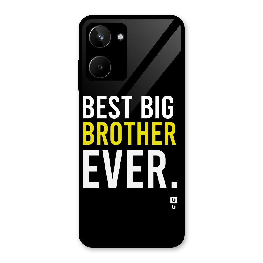 Best Brother Ever Glass Back Case for Realme 10