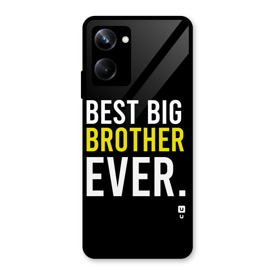 Best Brother Ever Glass Back Case for Realme 10 Pro