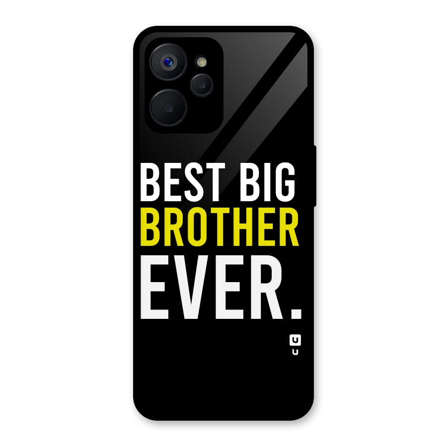 Best Brother Ever Glass Back Case for Realme 9i 5G