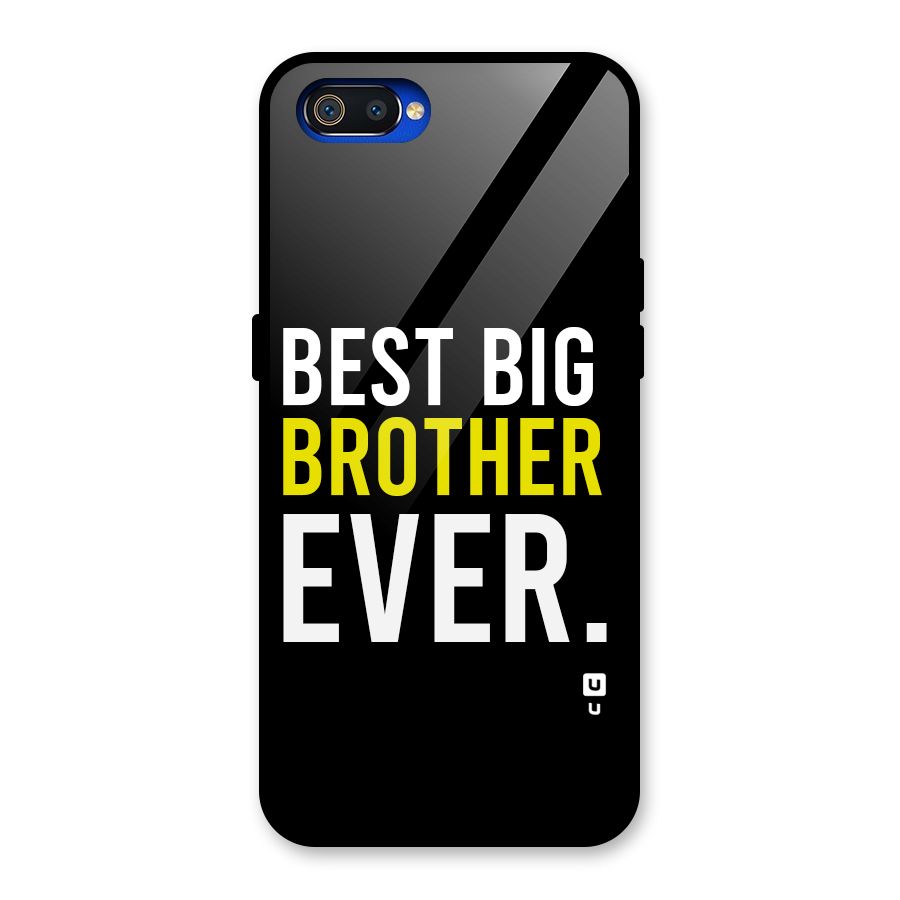 Best Brother Ever Glass Back Case for Realme C2