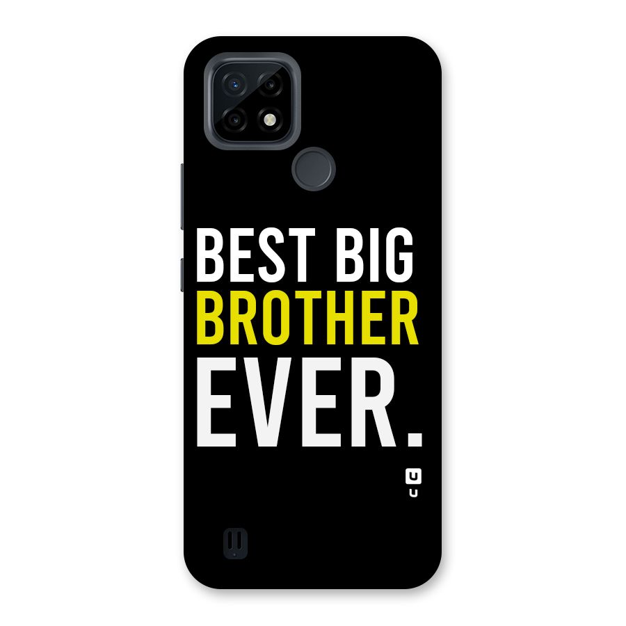 Best Brother Ever Back Case for Realme C21