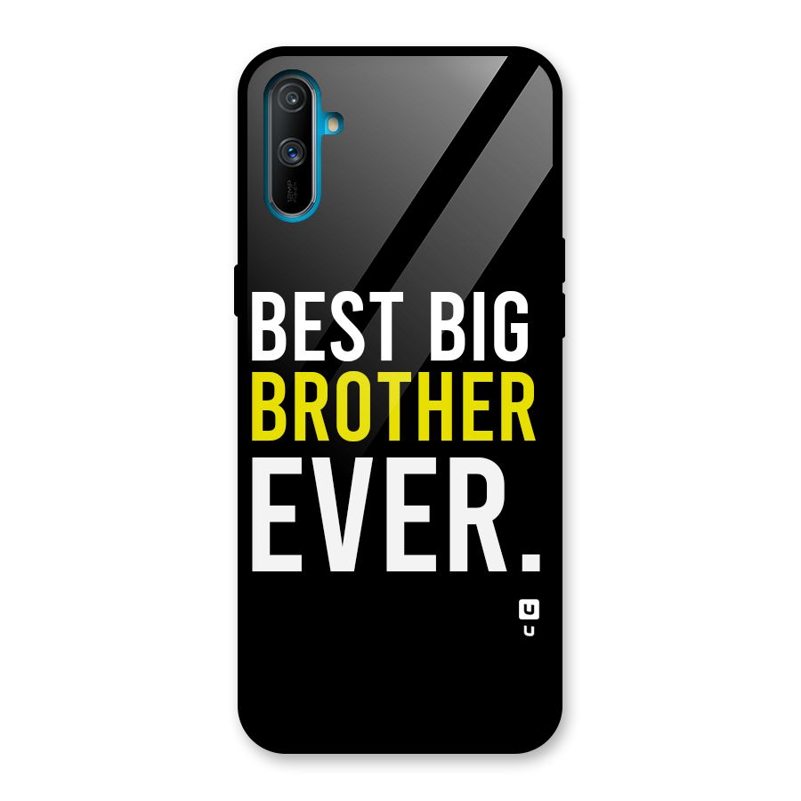 Best Brother Ever Glass Back Case for Realme C3