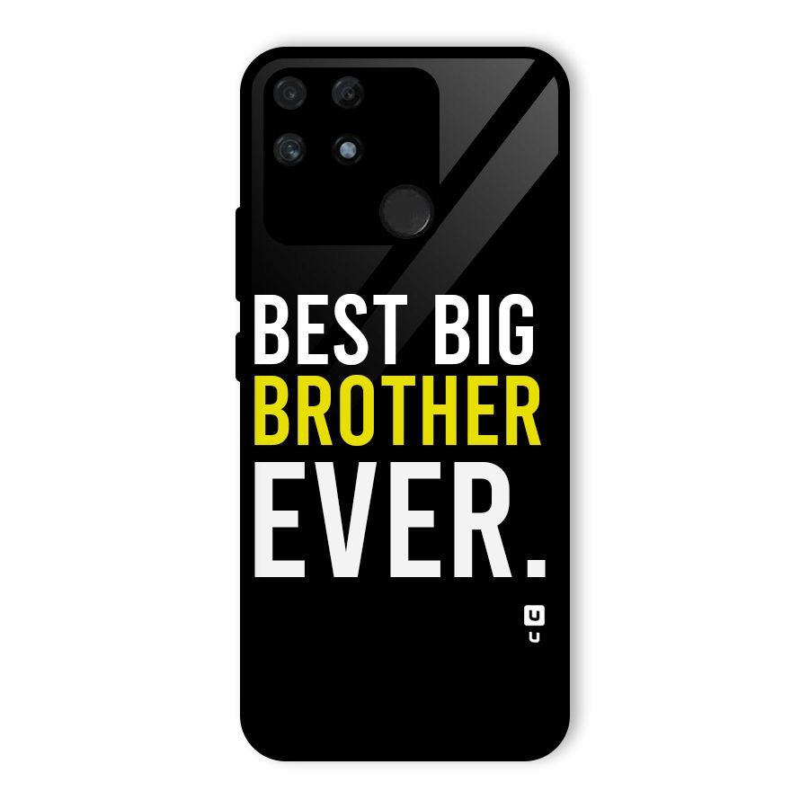 Best Brother Ever Glass Back Case for Realme Narzo 50A