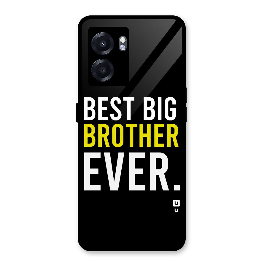 Best Brother Ever Glass Back Case for Realme Narzo 50 5G