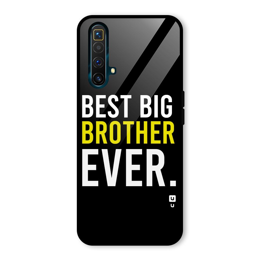 Best Brother Ever Glass Back Case for Realme X3