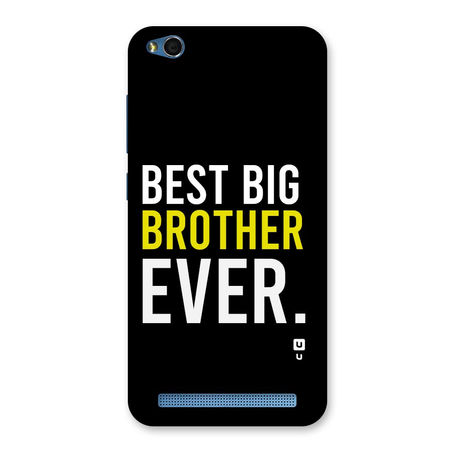 Best Brother Ever Back Case for Redmi 5A
