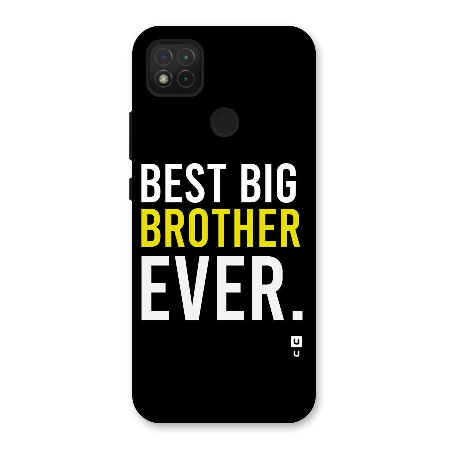 Best Brother Ever Back Case for Redmi 9 Activ