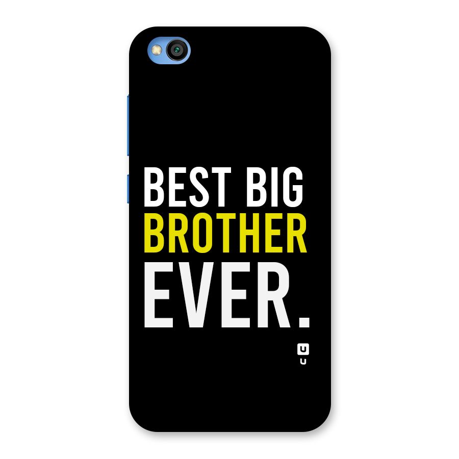 Best Brother Ever Back Case for Redmi Go