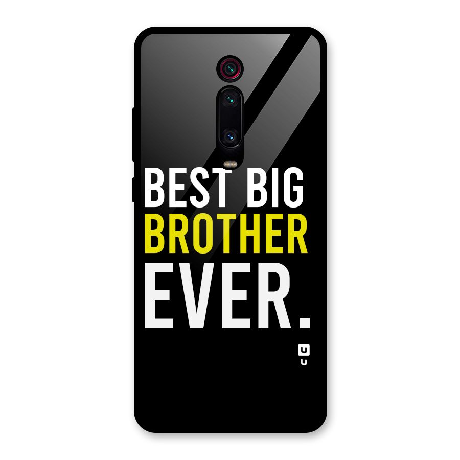 Best Brother Ever Glass Back Case for Redmi K20
