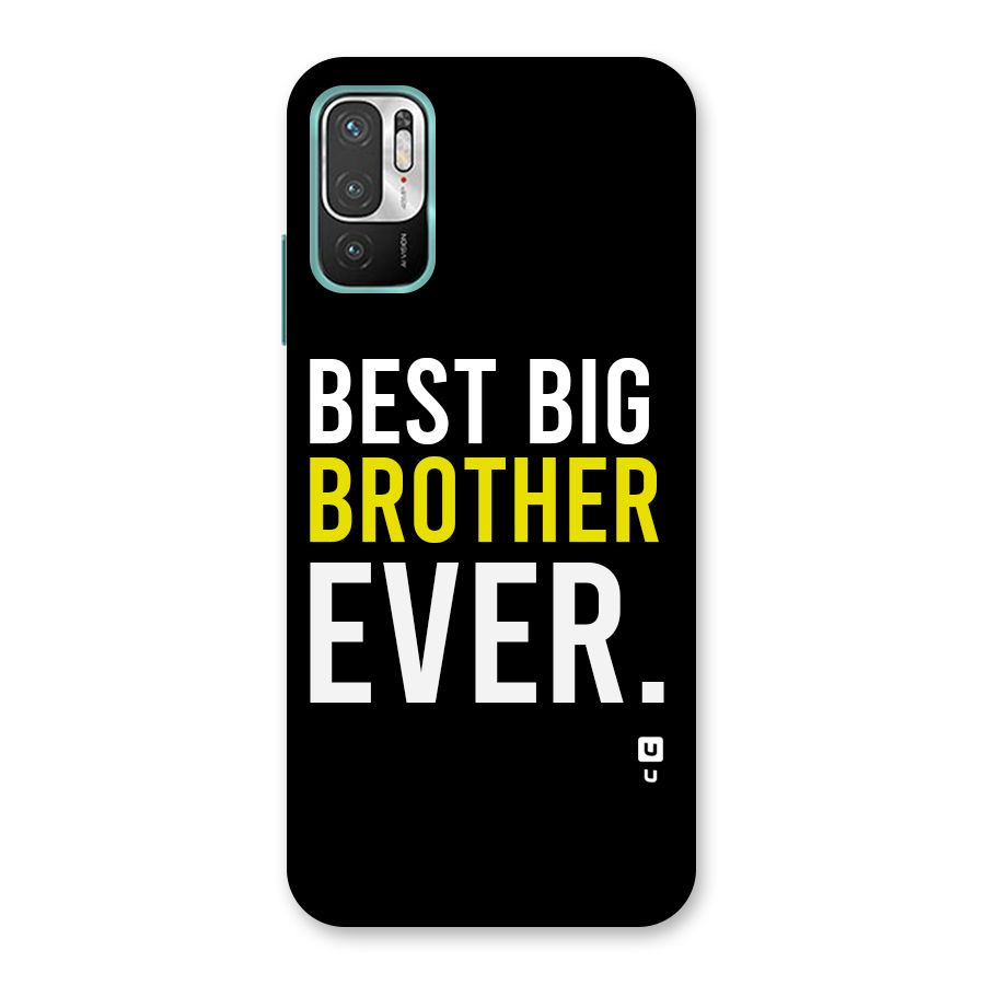 Best Brother Ever Back Case for Redmi Note 10T 5G