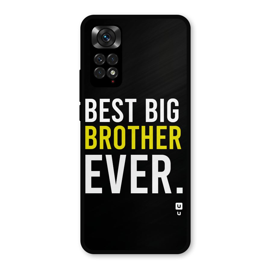 Best Brother Ever Glass Back Case for Redmi Note 11s