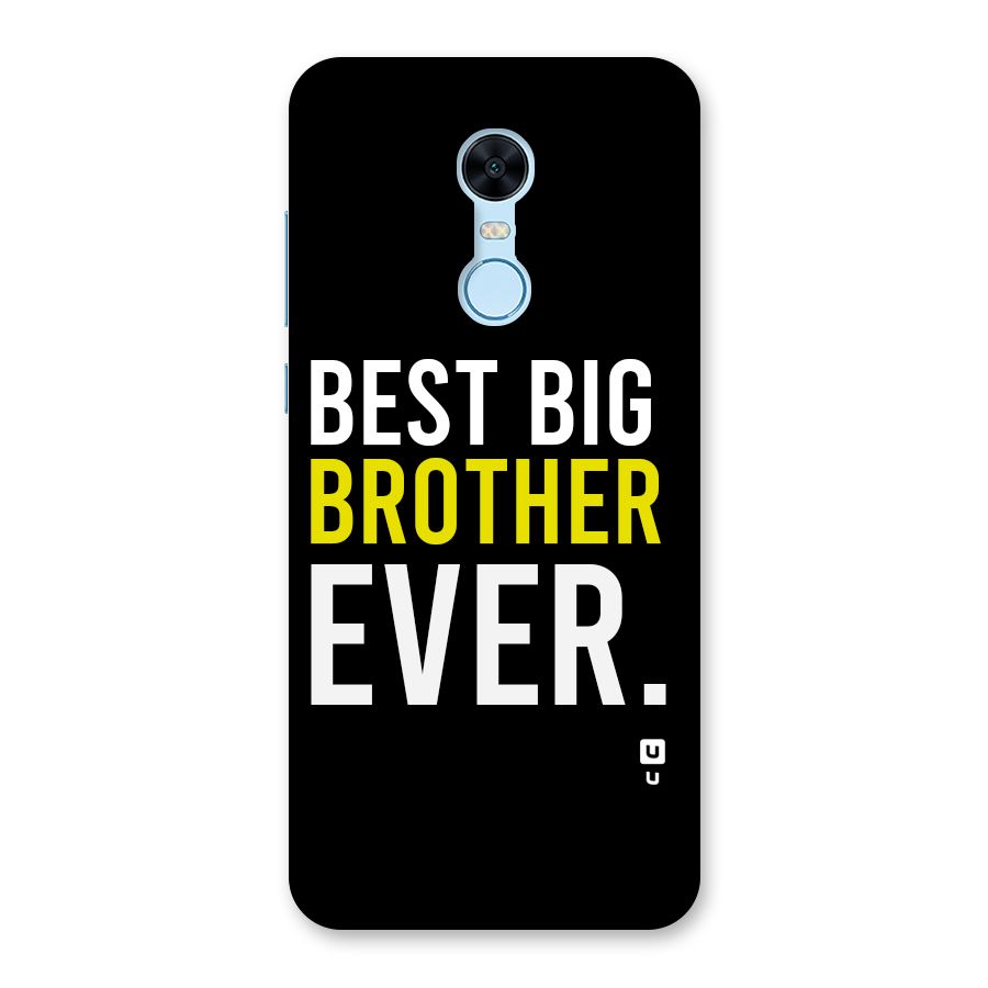 Best Brother Ever Back Case for Redmi Note 5