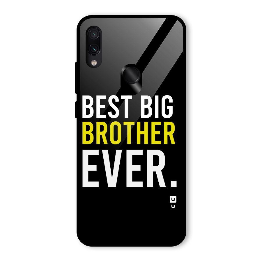 Best Brother Ever Glass Back Case for Redmi Note 7 Pro