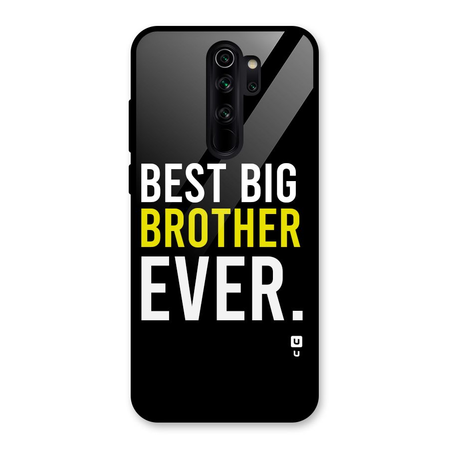 Best Brother Ever Glass Back Case for Redmi Note 8 Pro