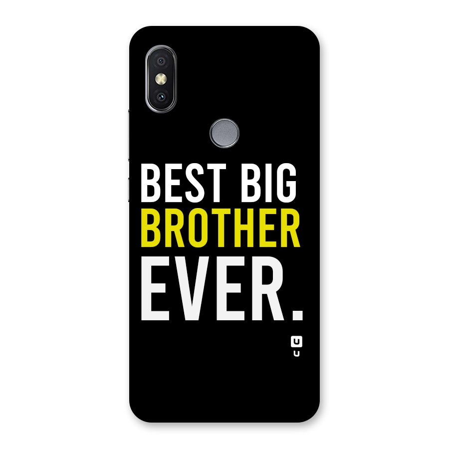 Best Brother Ever Back Case for Redmi Y2