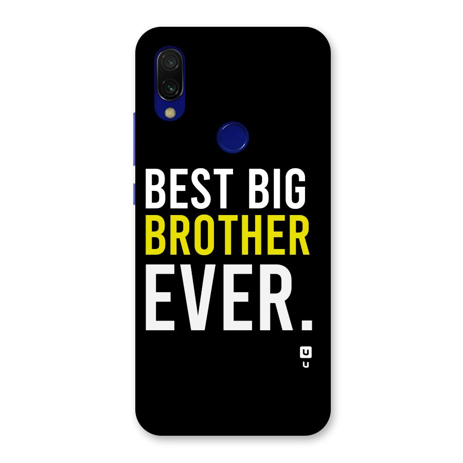 Best Brother Ever Back Case for Redmi Y3