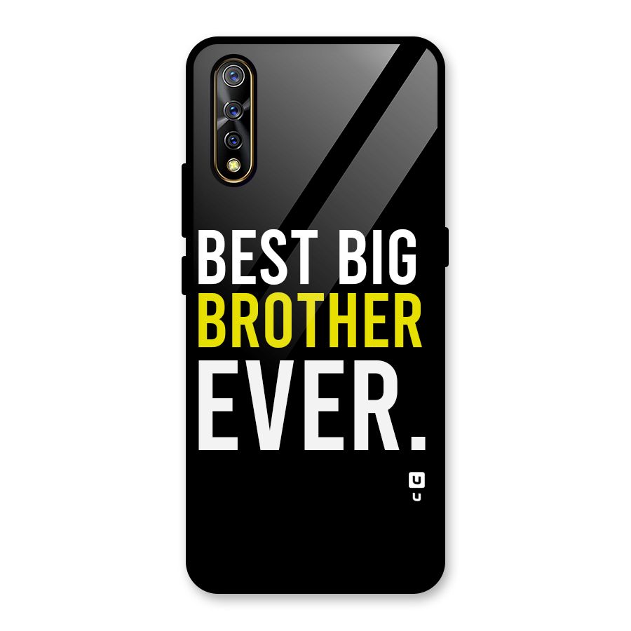 Best Brother Ever Glass Back Case for Vivo S1