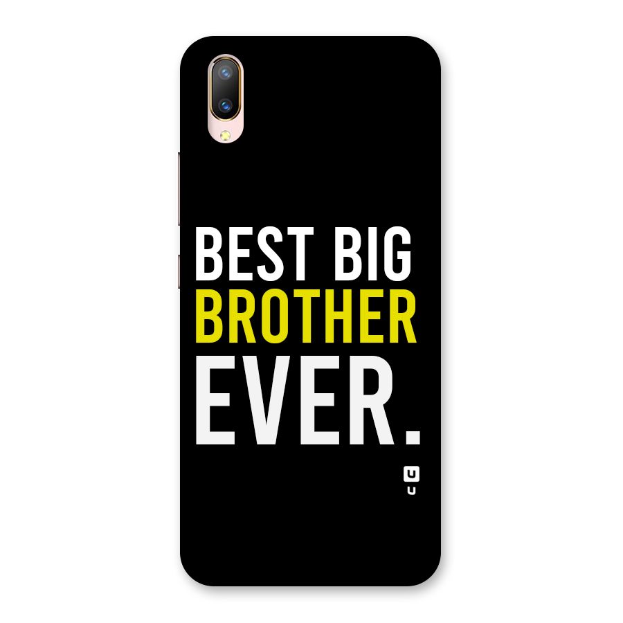 Best Brother Ever Back Case for Vivo V11 Pro
