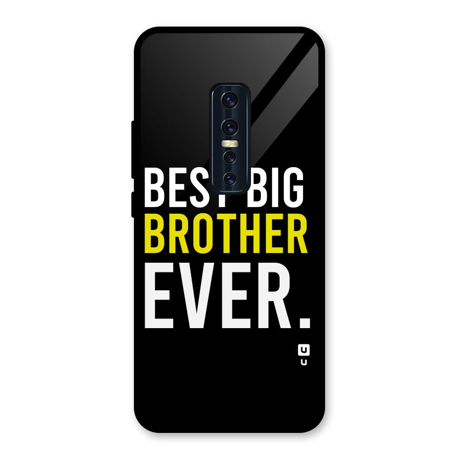 Best Brother Ever Glass Back Case for Vivo V17 Pro