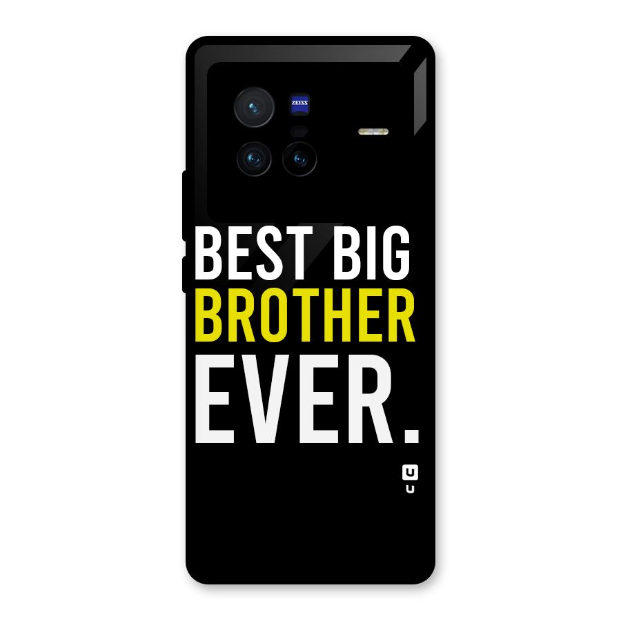 Best Brother Ever Glass Back Case for Vivo X80