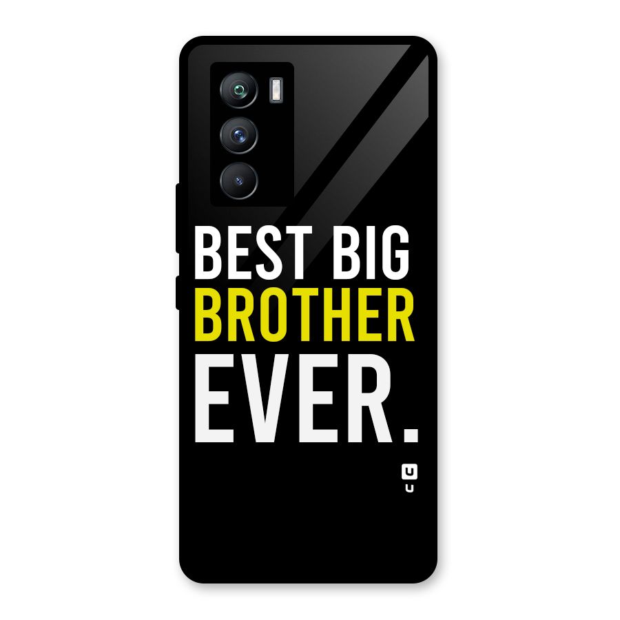Best Brother Ever Glass Back Case for Vivo iQOO 9 SE