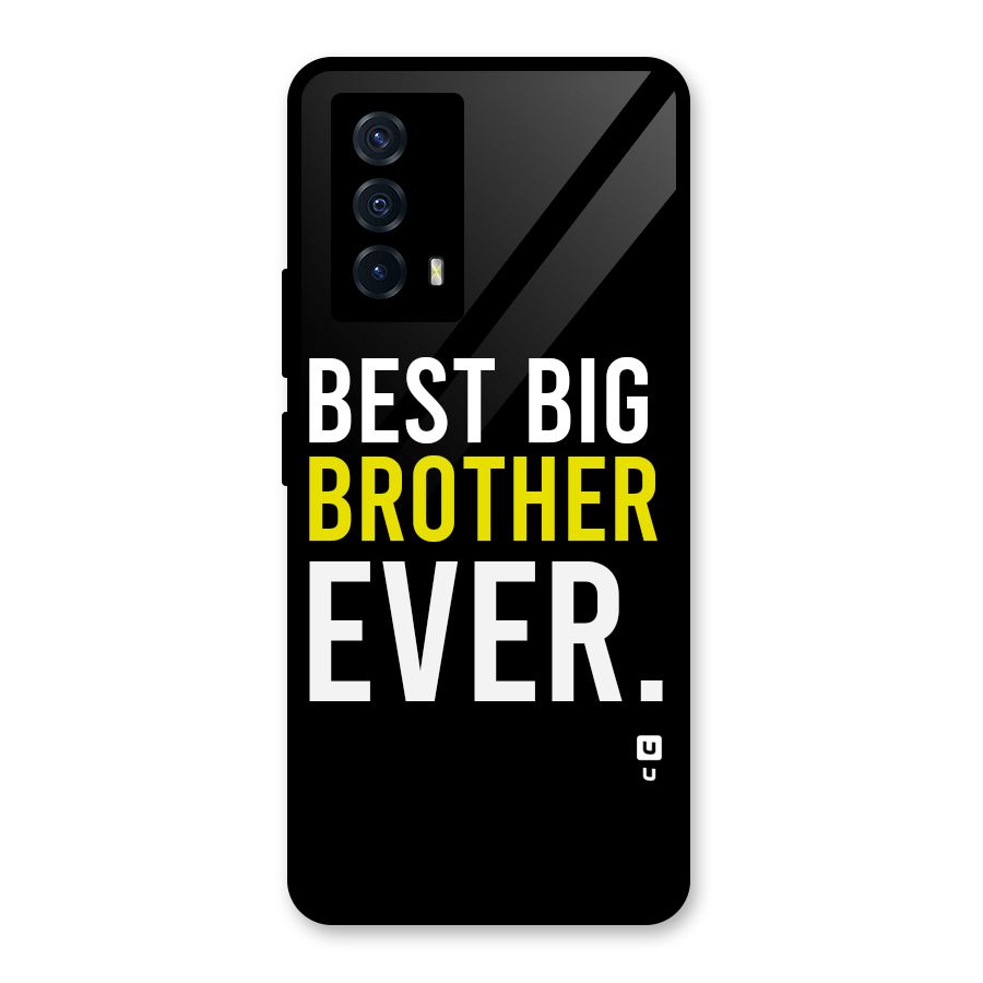 Best Brother Ever Glass Back Case for Vivo iQOO Z5