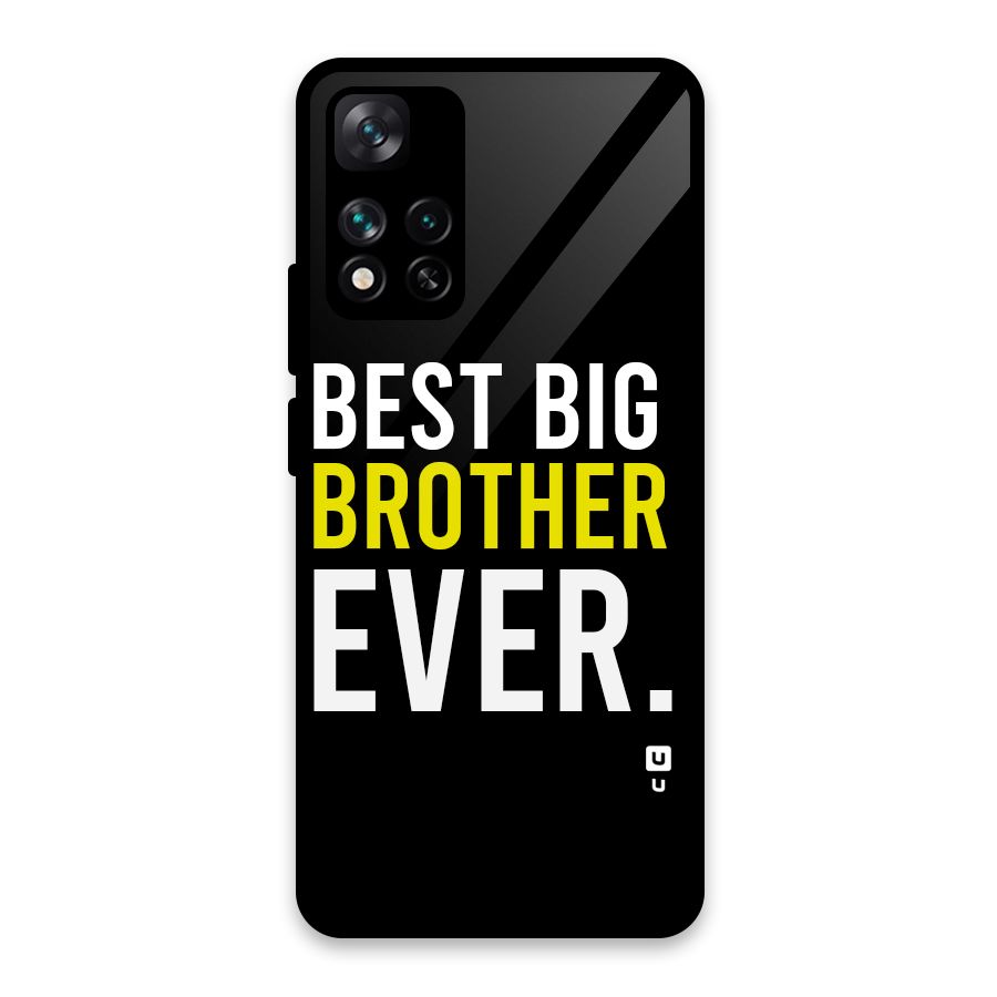 Best Brother Ever Glass Back Case for Xiaomi 11i HyperCharge 5G