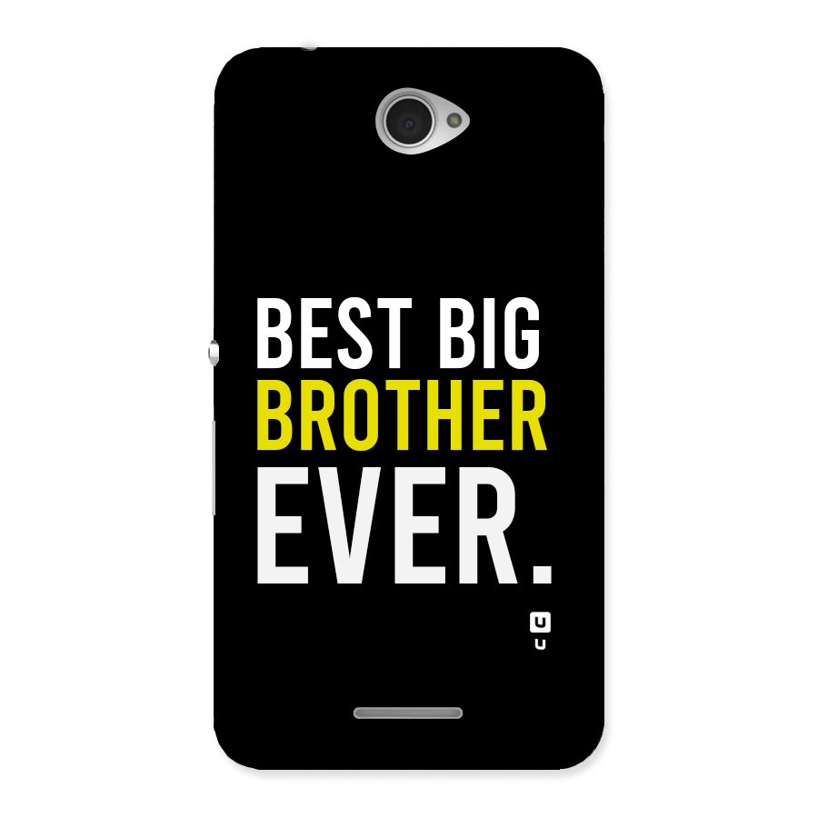 Best Brother Ever Back Case for Xperia E4