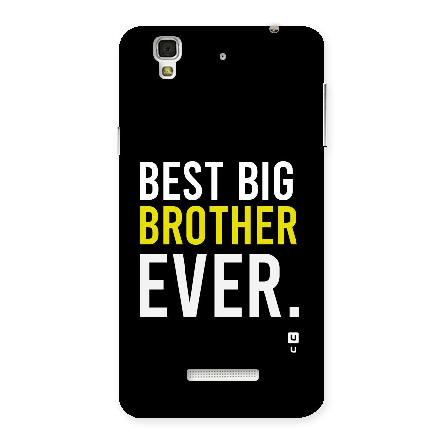 Best Brother Ever Back Case for Yureka