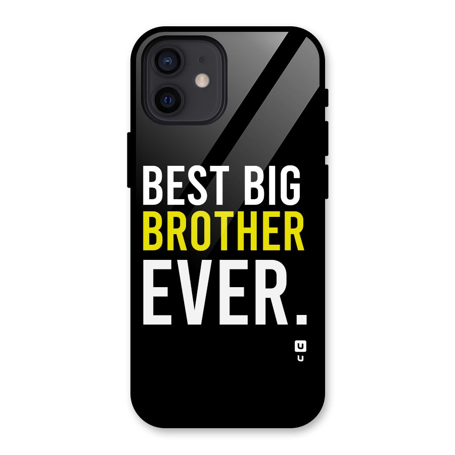 Best Brother Ever Glass Back Case for iPhone 12