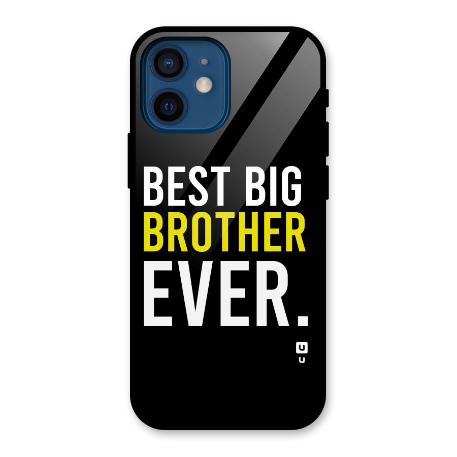 Best Brother Ever Glass Back Case for iPhone 12 Mini
