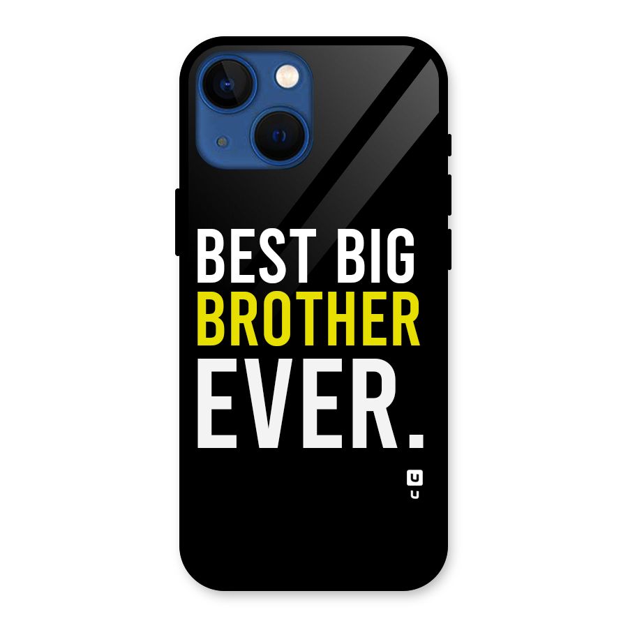 Best Brother Ever Glass Back Case for iPhone 13 Mini