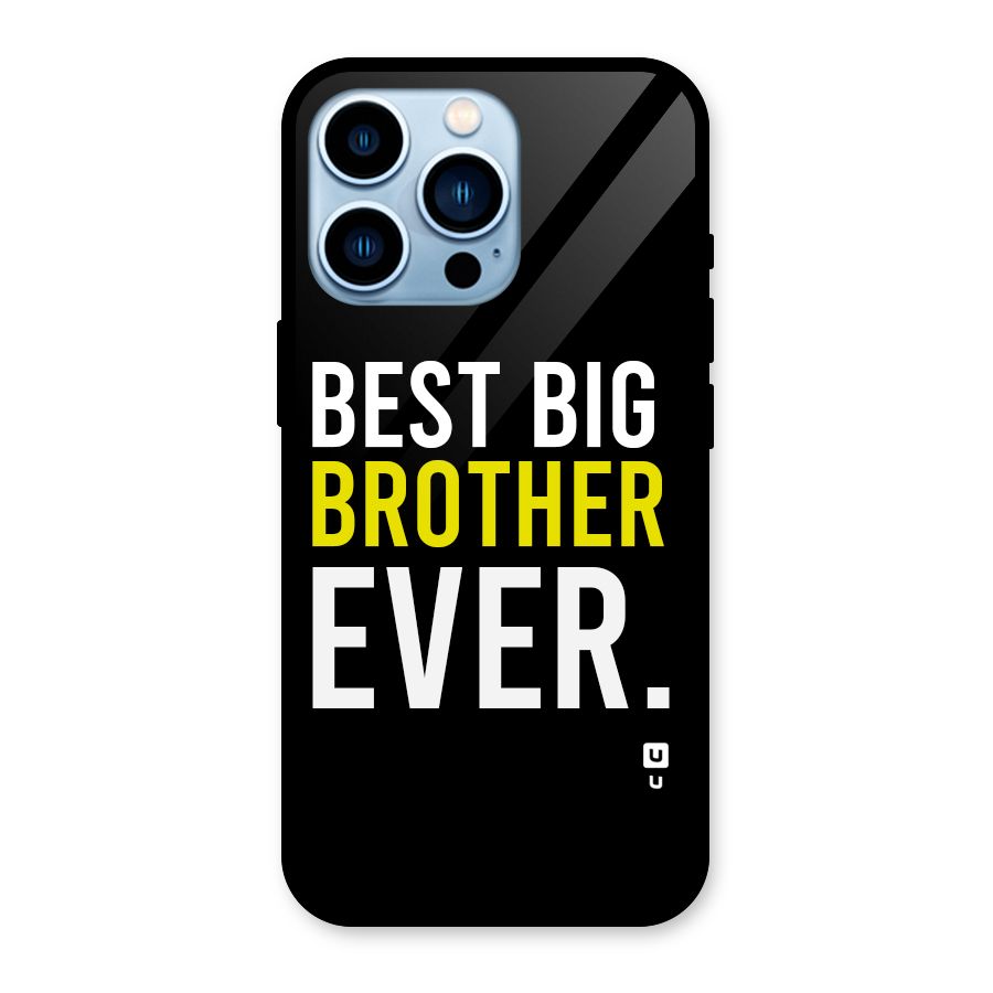 Best Brother Ever Glass Back Case for iPhone 13 Pro