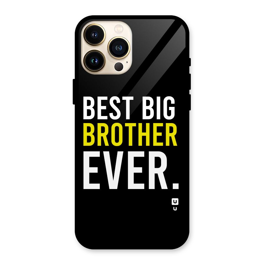 Best Brother Ever Glass Back Case for iPhone 13 Pro Max