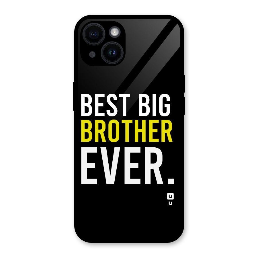 Best Brother Ever Glass Back Case for iPhone 14