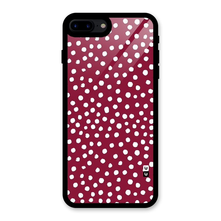 Best Dots Pattern Glass Back Case for iPhone 7 Plus