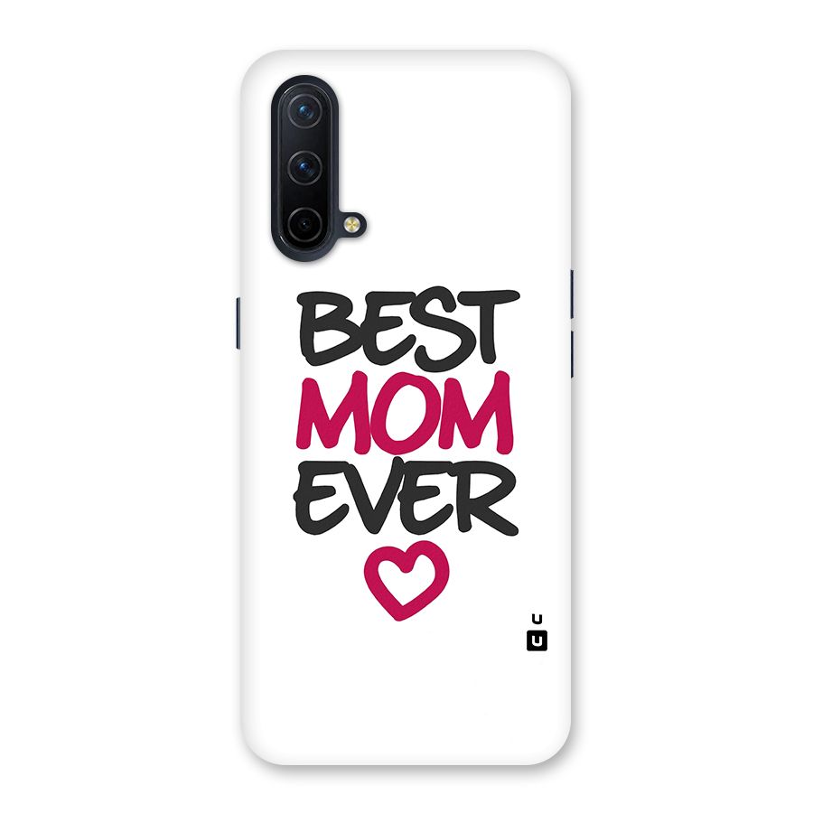 Best Mom Ever Glass Back Case for OnePlus Nord CE 5G