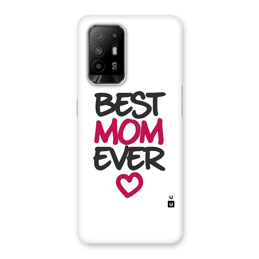 Best Mom Ever Glass Back Case for Oppo F19 Pro Plus 5G