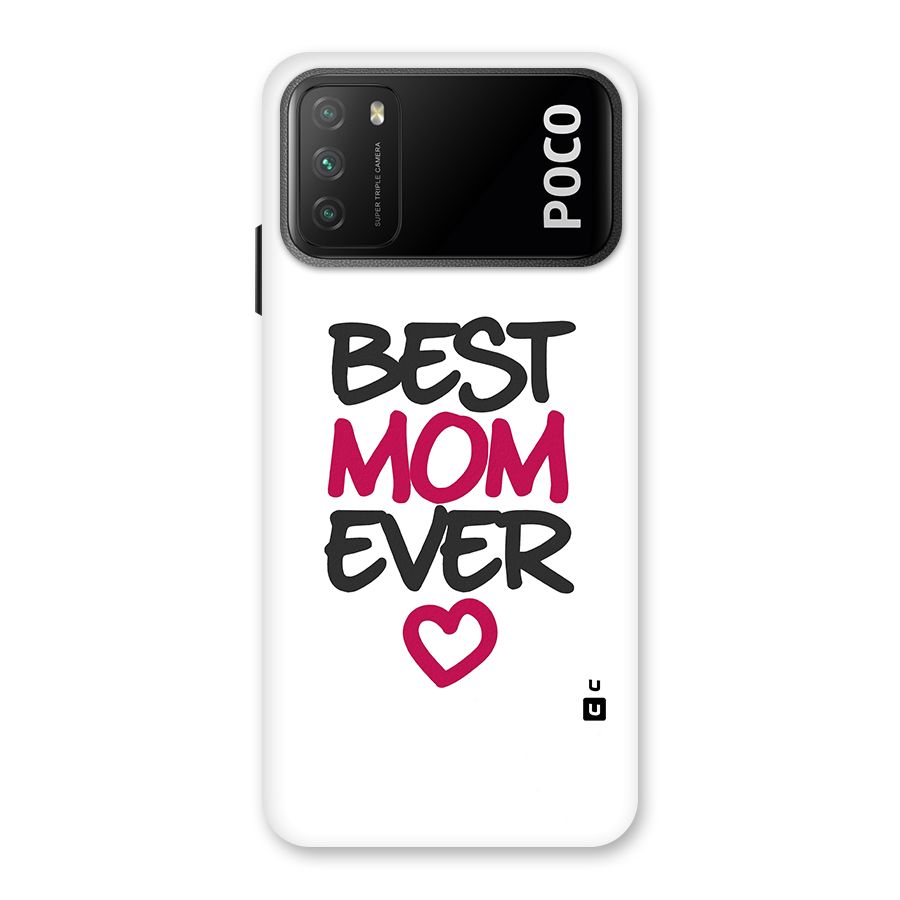 Best Mom Ever Back Case for Poco M3