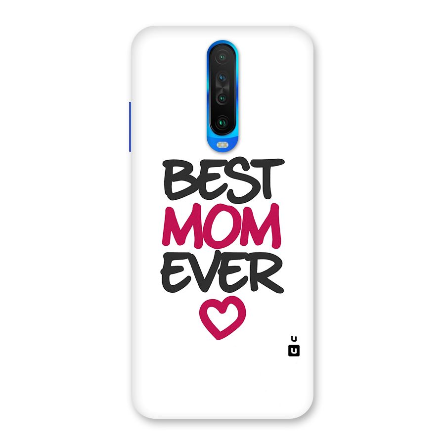 Best Mom Ever Back Case for Poco X2