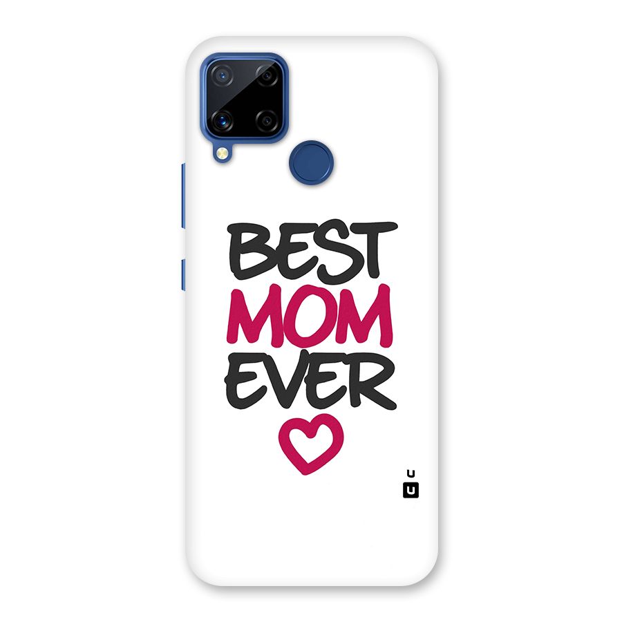 Best Mom Ever Glass Back Case for Realme Narzo 30A